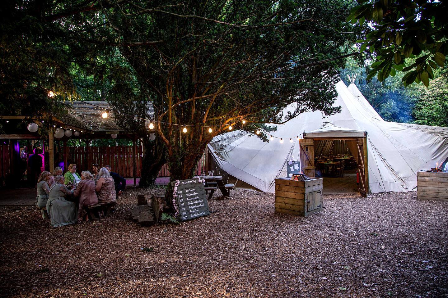 Woodland tipi
