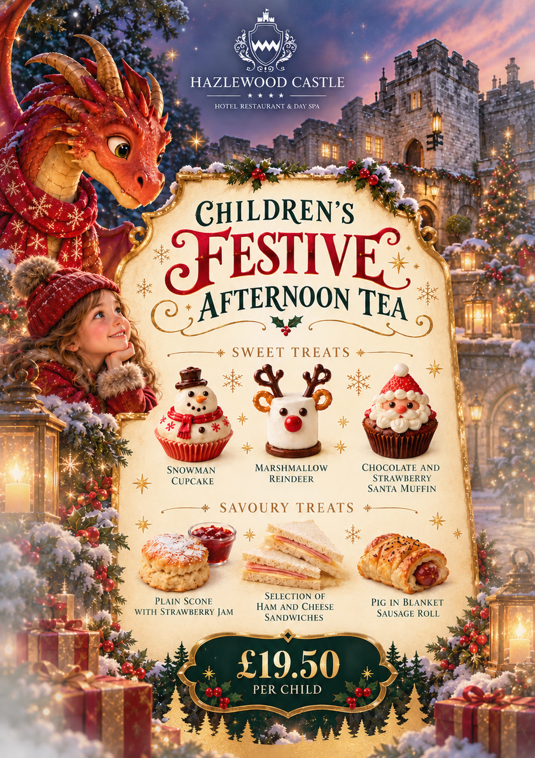 Children's Festive afternoon tea