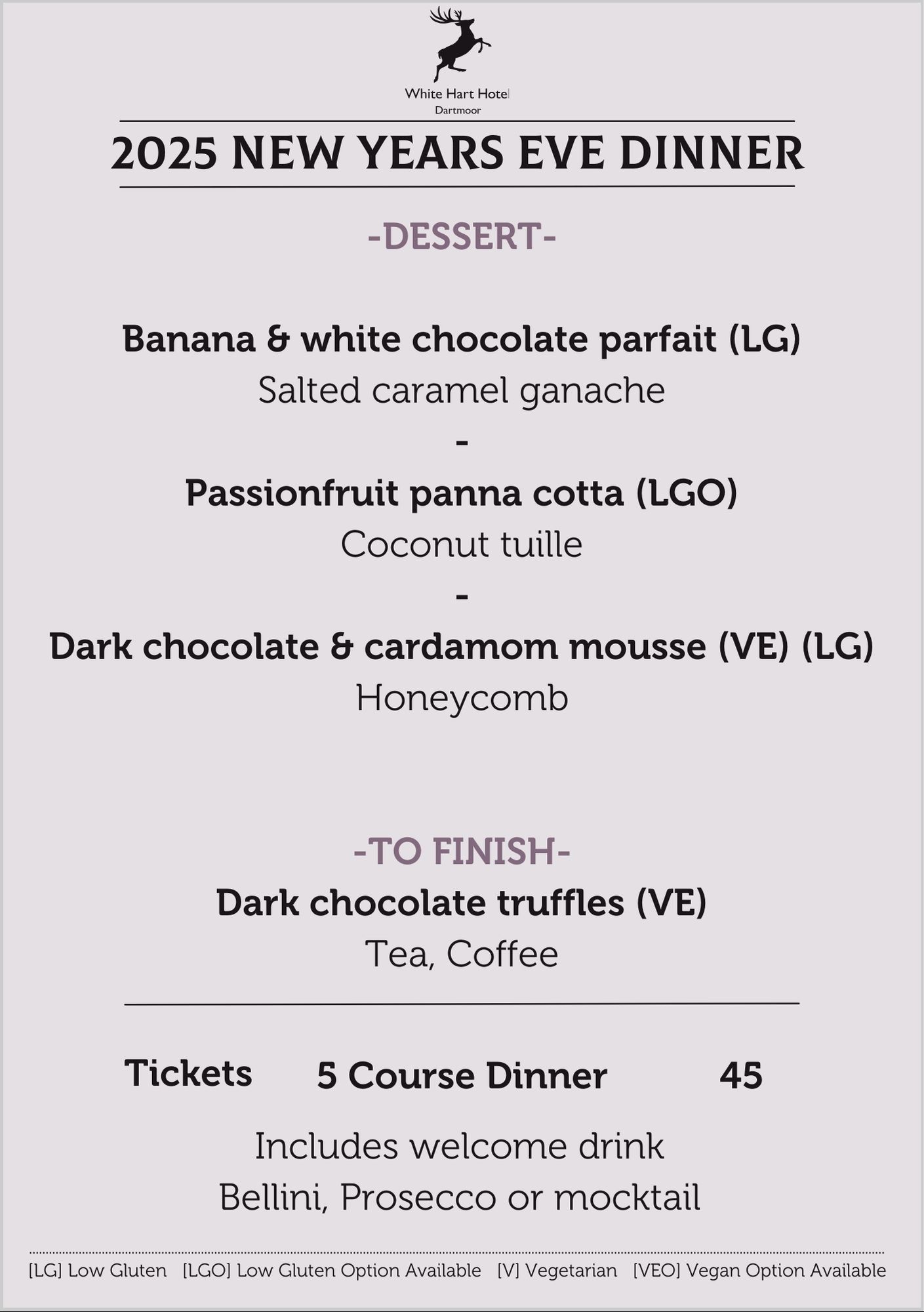 NYE Black Tie Dinner 2